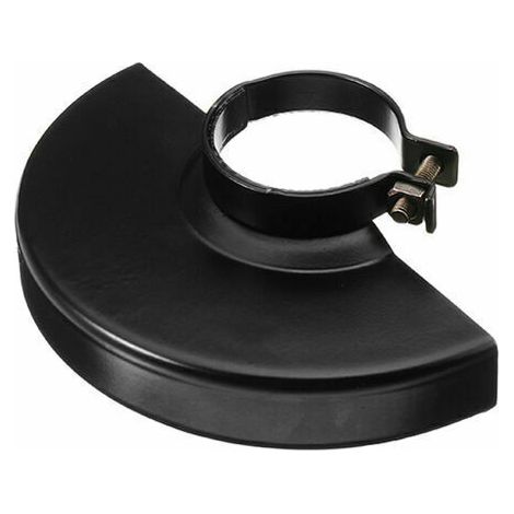 ZVD Couverture de protection de sécurité de garde de roue en métal de base de machine de découpe noire pour meuleuse d'angle 125, (1/2)