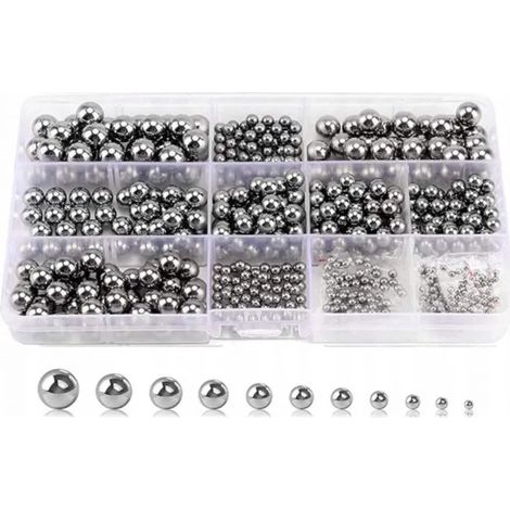 Billes acier geko g03605 470 pièces 11 tailles (1/3)