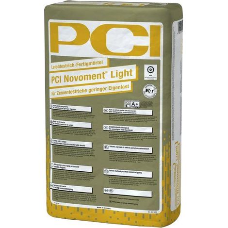 PCI Novoment Light 15kg Sack grau