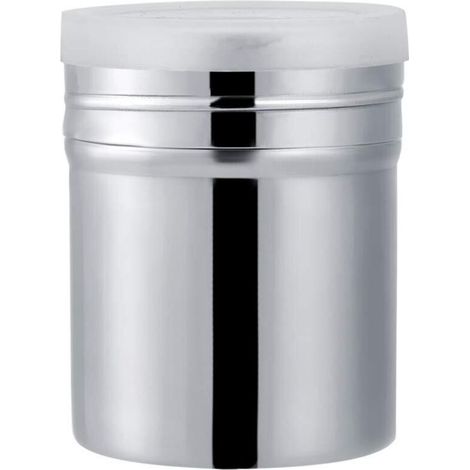 Saupoudreuse à épices acier inoxydable, distributeur poudre, tamis farine fine, sucre, cacao, ustensiles cuisine. (1/5)