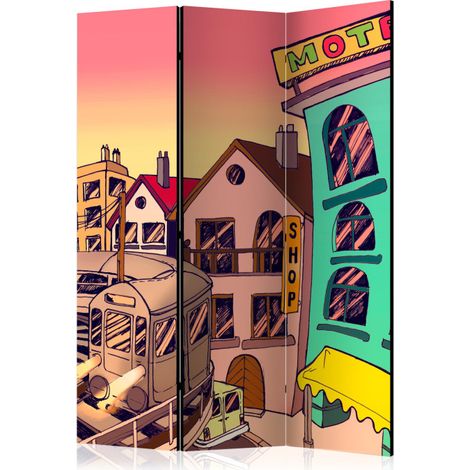 Paravent 3 Volets "Morning in a City" 135x172cm (1/2)