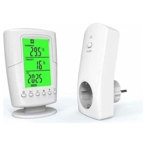 Thermostat programmable sans fil - Intelligent domestique - Contrôle température et isolation - Éco-énergétique - Familles et propriétaires (1/4)