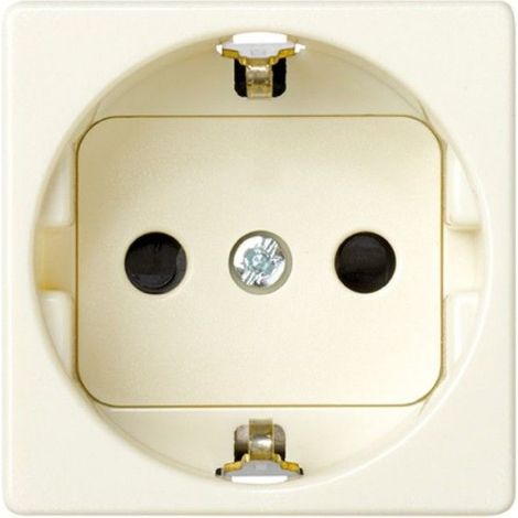 Schuko-Steckersockel mit Sicherheitsschraubanschluss SIMON 27472-62