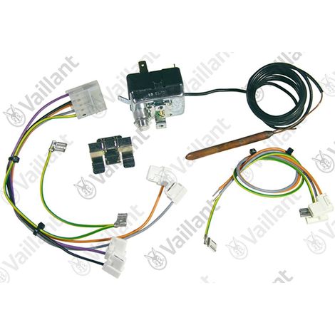 VAILLANT Termostato di sicurezza temperatura gas di scarico VK 10-25/6-1 E-C u.w. Vaillant-Nr. , 254009