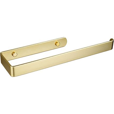 Portasciugamani in alluminio per bagno, colore Oro Spaziale. Portasciugamani, mensole da bagno. (1/5)