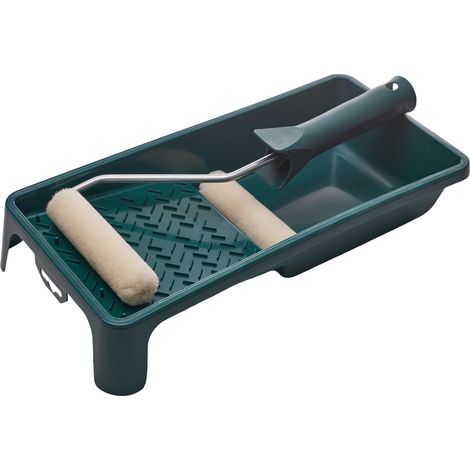 Kit de peinture Stalco - Bac à peinture nitro Velur 150 x 290 mm, poignée 100 / ø6 mm, 2 x bacs Velur 100 mm Stalco S-38909