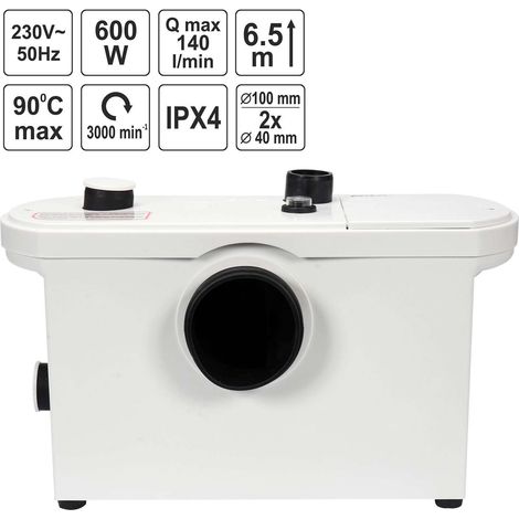 Toilettenpumpe 600W 75951 Welle (1/4)