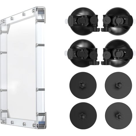 Support de toit 3 en 1 magnétique et ventouse avec couvercle de protection, libération rapide et résistant aux UV, force de maintien de 50 kg pour camping-car (1/5)