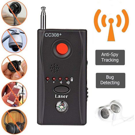 Rilevatore Microspie Bonifica Cimici Spy Telecamere Cablate Segnale RF