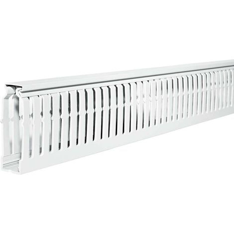 HellermannTyton Verdrahtungskanal HF grau HTWDHF-25X75-PC/ABS 2 Stk