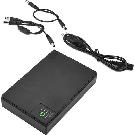 Alimentation Électrique de Secours 5V9V12V 10400 MAh pour Téléphone Portable DC UPS - AC85-265V DC1018P Router, Prise EU (1/5)