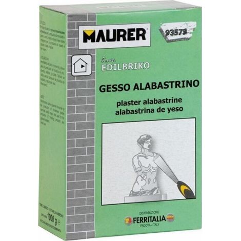 GESSO Alabastrino 1 KG Maurer CORNICI Manufatti Edilizia CALCO Stampi STUCCO Rosoni