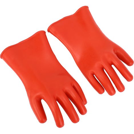 Gants isolants électricien résistant 500V imperméables en caoutchouc fins pro sécurité travail (1/5)