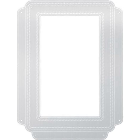 Rechteckige Stanzschablone für Metall, DIY-Scrapbooking-Album, Papierkarte