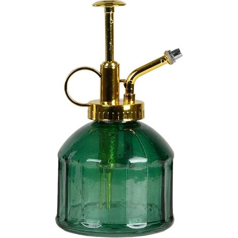 Atomizador de agua y perfume verde y dorado (1/5)