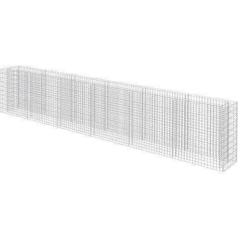 Arriate de gaviones de acero 540x50x100 cm vidaXL