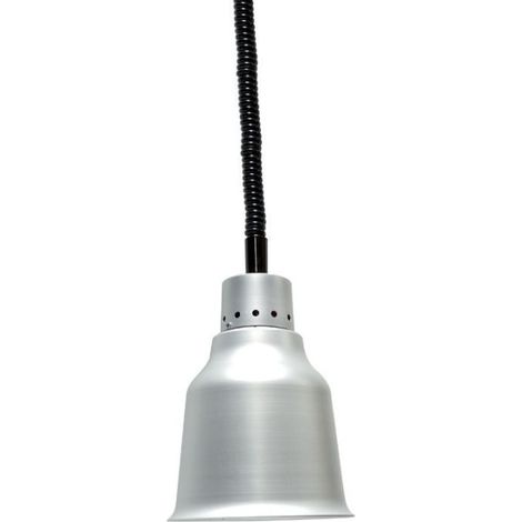 Lampe chauffante infrarouge suspendue, finition aluminium brossé, 250 W, 220 V - MONO