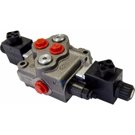 Distributore walvoil modello sd5 a 2 sezioni doppio effetto 40 litri (1/4)