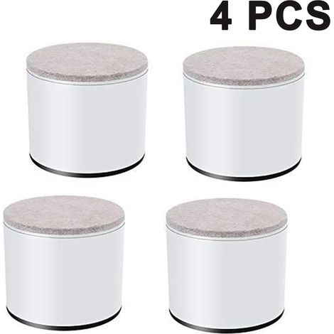 Patins De Nivellement Pour Meuble - En Acier Carbone - Antidérapants - Absorption Des Vibrations - Pour Machine À Laver Sèche-Linge Canapé Table Lit - 4 Pièces (1/5)