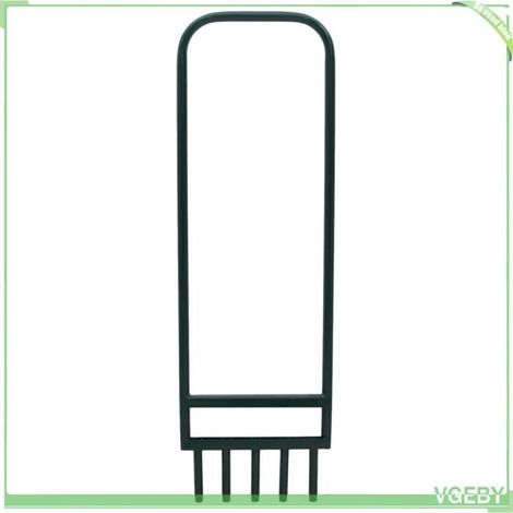 Aérateur de pelouse - FAFEICY - 156040 - 5 dents creuses - Acier enduit de poudre - Vert 28,5x2x91 cm (1/5)