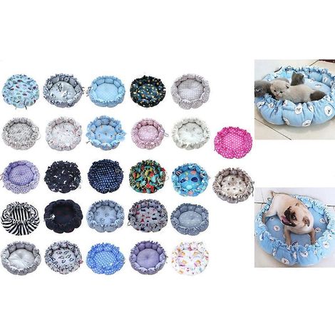 Tapis rond pour chat avec cordon de serrage, idéal pour l'hiver - S-17 (1/4)