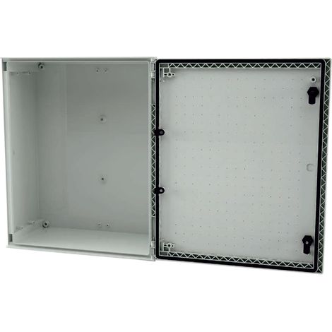 Coffret mural RS PRO en Fibre de verre renforcé en polyester Gris clair RAL 7035, IP66 ( Prix pour 1 )