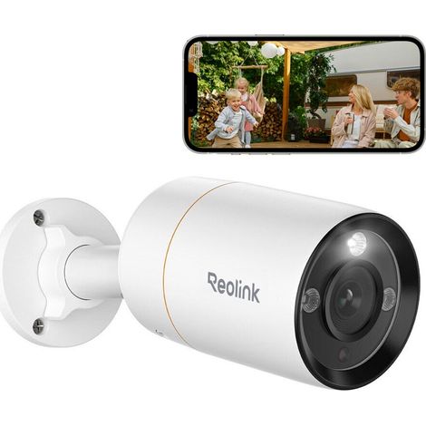 Reolink – Caméra de surveillance 6K 12MP PoE bullet – Vision nocturne infrarouge – Détection de personne/véhicule – Angle de vision 107°