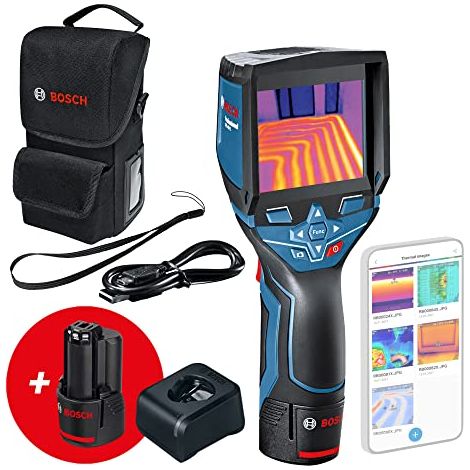 Termocamera Bosch GTC 400 C Professional, 2x 2,0 Ah e caricabatterie in borsa (1/4)