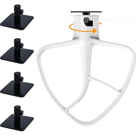 Lot de 4 supports pour accessoires de robot pâtissier (compatibles avec KitchenAid) – Rangement pour batteurs, crochets, etc. (1/5)