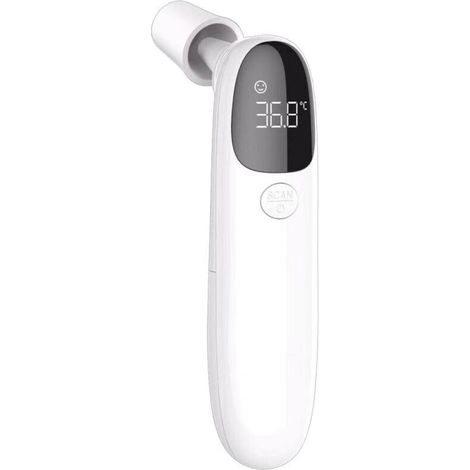 Medizinische Infrarot-Ohr- und Stirnthermometer für Erwachsene, Kinder und Kleinkinder, berührungslose Thermometer, LCD-Display, Tonoptionsspeicher— (1/4)