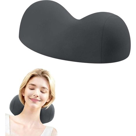 Oreiller Cervical Double Balle – Mousse Mémoire Noir (1/5)