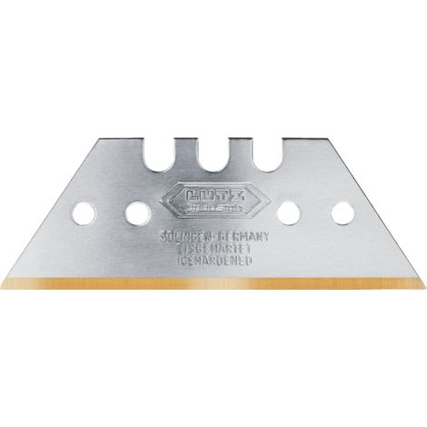 LUTZ Trapezklinge 0,65mm Tin beschichtet a 10St.