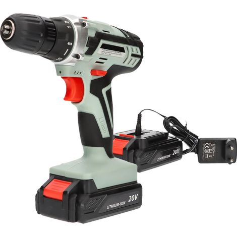 Trapano Avvitatore 2 Velocità Meccaniche Con Batteria Litio 20v - 1300 Mah