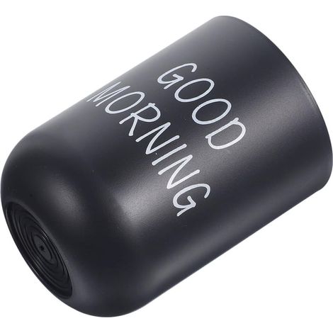 Black Bathroom Tumbler Matte Texture Multifunctional PP with