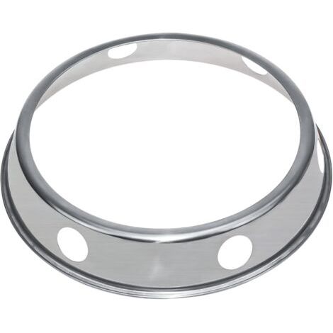 CCYKXA Anneau Support pour Wok en Acier Inoxydable - Adaptation pour Woks à Fond Rond - Convient pour Brûleurs, Cuisinières à Gaz, Ustensiles de Cuisine - Servir à Table - Ø 23.5 cm (1/5)