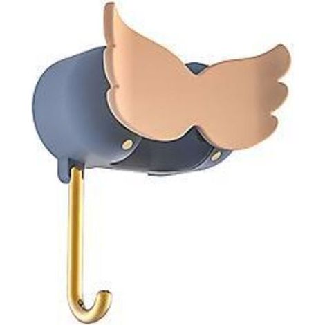 Soporte para escobas de baño con gancho, fácil de usar. (1/2)