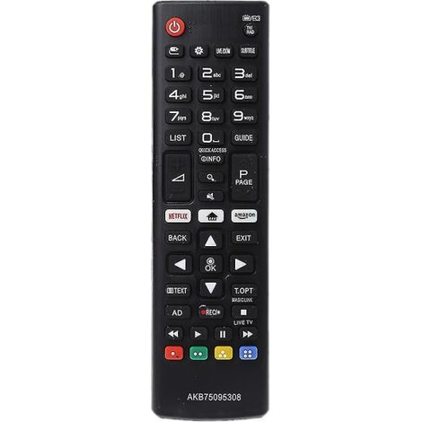 Télécommande LG TV sans fil portable, version anglaise, contrôleur universel de remplacement pour téléviseur LG, design ergonomique, utilisation facile (1/5)