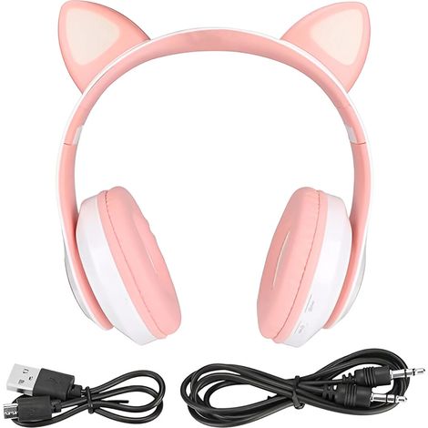 Cuffie wireless per bambini Bluetooth 5.0 LED RGB per gaming 400 mAh (1/5)
