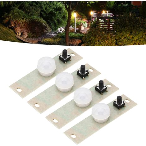 Verkauft in Losen von 4 Einheiten, Solarlicht-Steuerplatine mit 3,7V Infrarotsensor für den menschlichen Körper, Solarlicht-Steuerplatine mit Sensor und Lichtsteuerung. (1/5)