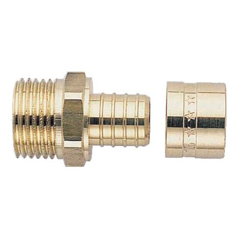 Raccord fixe PER mâle pour tube 12-12x17