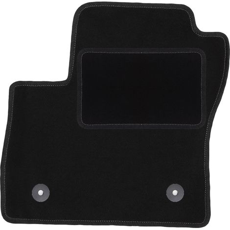 Alfombrilla de conductor negra para: Ford Grand C-MAX minivan (2011-2015)