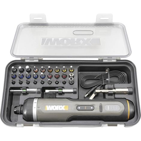 Visseuse sans fil Worx WX242 4 V 2.0 Ah Li-Ion + mallette (1/3)