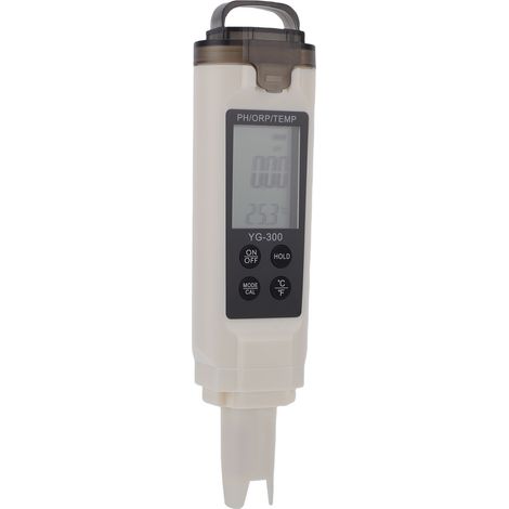 Testeur d'eau numérique portable 3 en 1 professionnel (pH, ORP, température) avec écran LCD pour piscines, fermes et laboratoires de recherche. (1/5)
