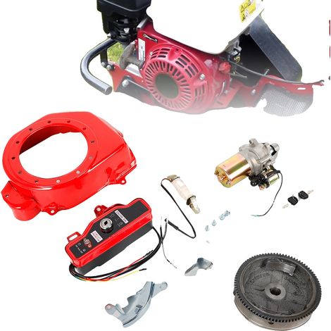 Kit de démarrage électrique, 5,5 CV, 6,5 CV, Taille du paquet : 33,5 cm x 27 cm x 16,5 cm, Poids : 5,65 kg, Métal de haute qualité