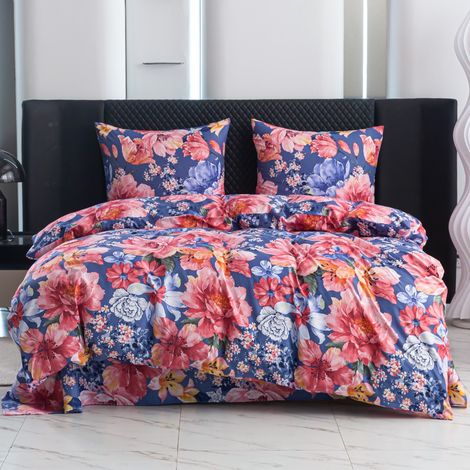 BIANCHERIA DA LETTO IN COTONE 3D 160x200 GARDEN