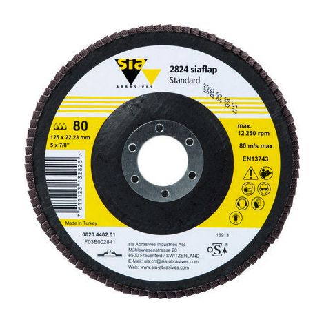 DISQUE À LAMELLES D125 GR 80 SIA F 03E 002 841 (1/4)