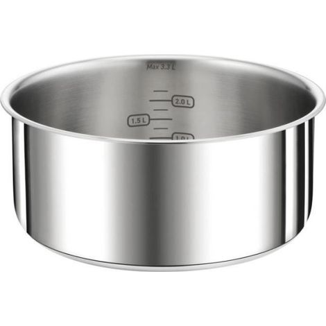 Casserole acier inoxydable 18cm - Tefal - L8982904 (1/5)
