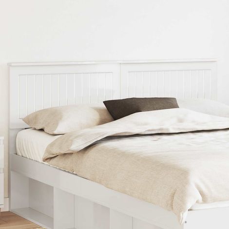 Tête de lit-Panneau de lit Blanc Brillant 150 cm Bois d'ingénierie 196435 (1/5)