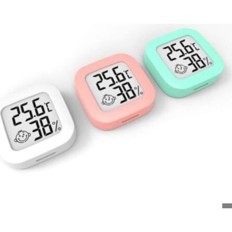Thermo Hygrometre - Affichage Numérique - Précision Ambiante - Température Et Humidité - 3 Pièces (1/3)