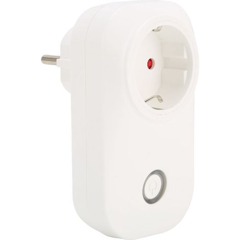 Mini-WLAN-Steckdose, Fernsteuerung über Google Assistant, 110–240 V (EU)